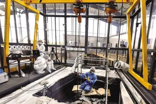 三星堆挖掘現場